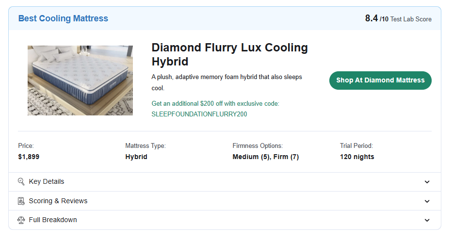 Diamond Mattress