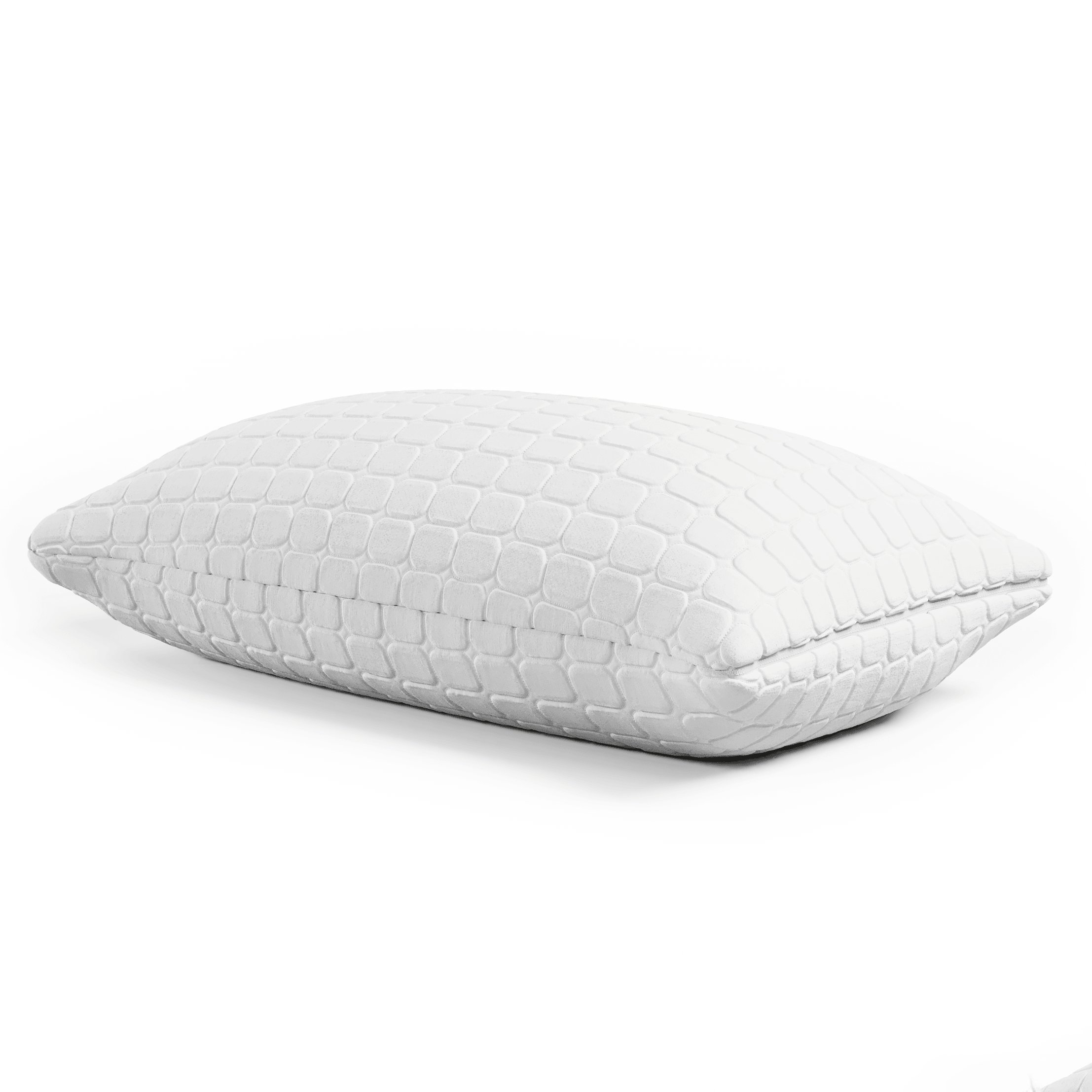 Diamante large square pillow bed- white multi rainbow