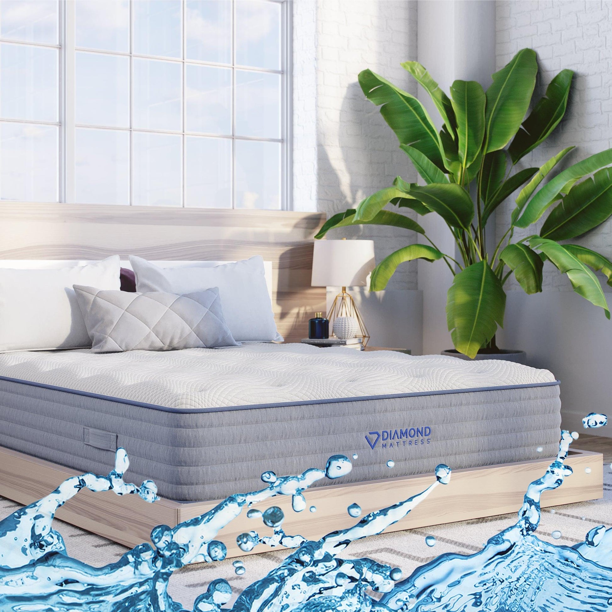 Lagoon Sustainable Hybrid - Diamond Mattress Store