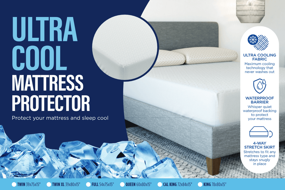 Waterproof cooling mattress sales pad